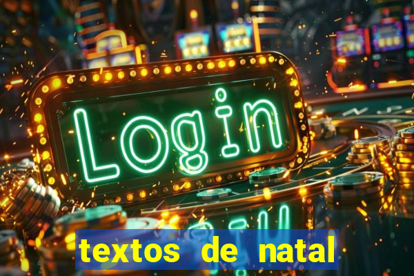 textos de natal para leitura